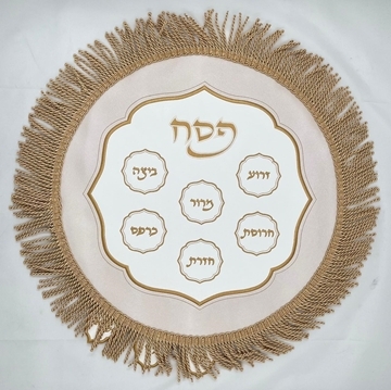 כיסוי לשלוש מצות - קערת ליל הסדר - עור